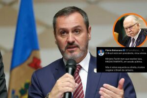 O candidato &agrave; Presid&ecirc;ncia Fl&aacute;vio Bolsonaro (PL) defendeu nesta quarta-feira, 9, que o presidente do Supremo Tribunal Federal (STF) tome medidas.