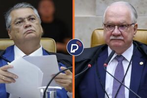 Fl&aacute;vio Dino e Edson Fachin. 