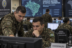 Ex&eacute;rcito brasileiro em treinamento a ataques cibern&eacute;ticos