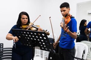 Novo n&uacute;cleo da Orquestra Crian&ccedil;a Cidad&atilde;.