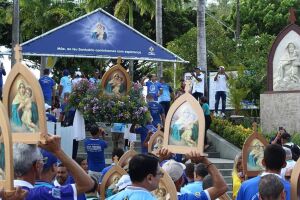 O Santu&aacute;rio da M&atilde;e Rainha fica no bairro de Ouro Preto, em Olinda.