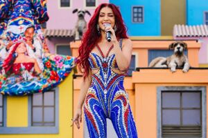 Priscila Senna no Palco Favela do Rock in Rio.