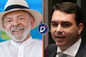 Luiz In&aacute;cio Lula da Silva (PT) e Fl&aacute;vio Bolsonaro (PL).
