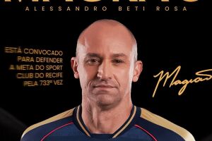 Magr&atilde;o, &iacute;dolo do Sport, ter&aacute; despedida oficial do clube em outubro.