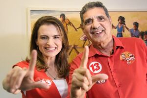 Mar&iacute;lia Arraes e Jo&atilde;o Paulo Lima e Silva. 