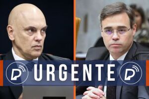 Ministros Alexandre de Moraes e Andr&eacute; Mendon&ccedil;a, do STF.