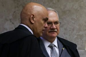 Ministros do STF Alexandre de Moraes e Edson Fachin.