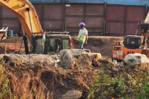 Obra em Tamandar&eacute;.