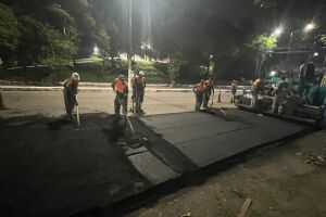 A Avenida Brasil, em Rio Doce.