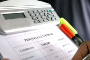 Pesquisa eleitoral.