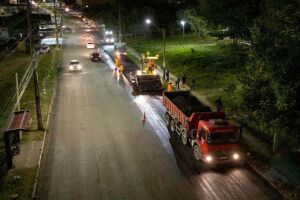 Recapeamento da Avenida Manep&aacute;.