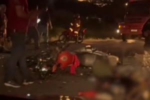 Acidente envolvendo motocicletas acaba com morte de tr&ecirc;s pessoas 