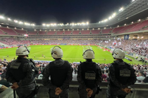 Pol&iacute;cia Militar na Arena Pernambuco