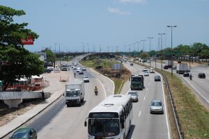 Trecho da BR-101 em Pernambuco