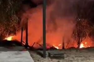 Inc&ecirc;ndio no campus de Caruaru da UFPE.