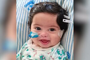 Familiares de Miguel &Acirc;ngelo tinham expectativa de alta hospitalar ap&oacute;s a crian&ccedil;a tratar uma bronquiolite.