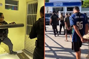 Al&eacute;m das 21 pris&otilde;es em tr&ecirc;s estados, 16 kg de drogas foram apreendidos.