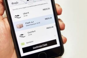 Usu&aacute;rio contratou o servi&ccedil;o "Uber Flash".