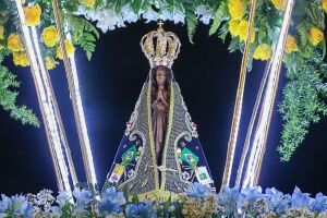 Imagem de Nossa Senhora Aparecida, padroeira do Brasil.