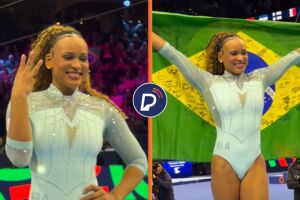 Rebeca Andrade tricampe&atilde; mundial.