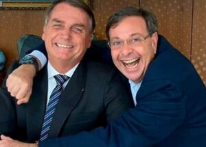 Bolsonaro e Gilson machado.