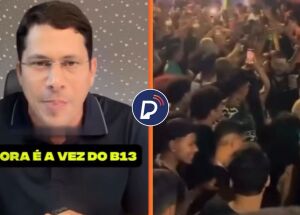 Pastor J&uacute;nior T&eacute;rcio e Baile do B-13, no Jord&atilde;o.