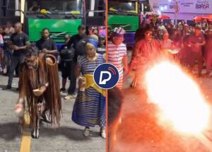 Momento de Carlinhos Brown abrindo caminhos em Salvador.