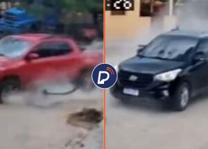 Momento de persegui&ccedil;&atilde;o em Gravat&aacute; antes de ex-policial ser executado a tiros.