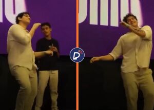 Pastor da ADVEC convida jovens para "disputa" do passinho do Jamal no altar