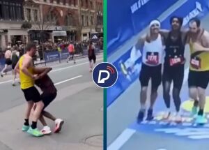 Atleta brasileiro ajuda competidor que passava mal a cruzar linha de chegada em maratona