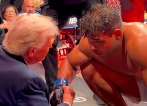 Lutador brasileiro agradece Trump ap&oacute;s nocautear atleta russo: "Obrigado pelo que est&aacute; fazendo"