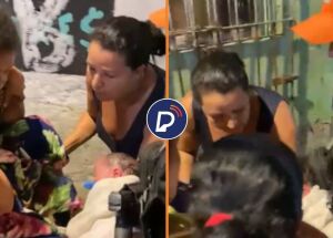M&atilde;e em trabalho de parto &eacute; atendida por policiais