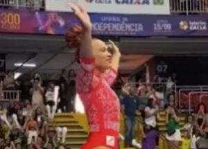 Rebeca Andrade em competi&ccedil;&atilde;o