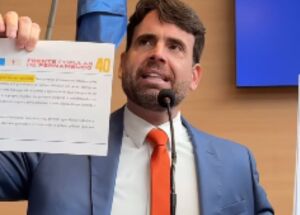 Eduardo Moura em declara&ccedil;&atilde;o na C&acirc;mara de Vereadores do Recife