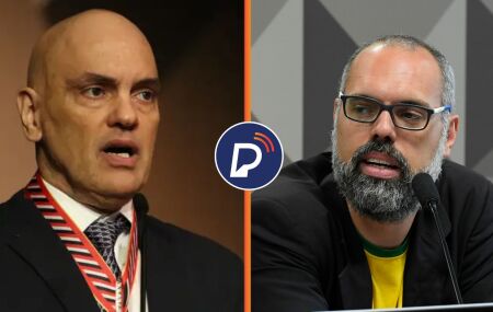 Alexandre de Moraes e Allan dos Santos.