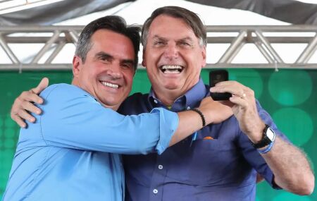 Ciro Nogueira e Jair Bolsonaro.