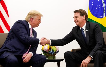 Donald Trump e Jair Bolsonaro.