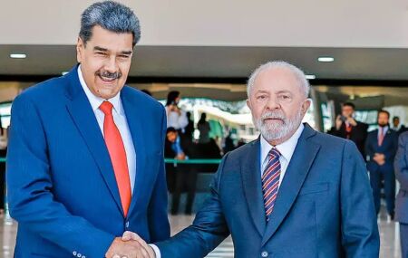 Nicolás Maduro, ditador da Venezuela e o Presidente Lula.