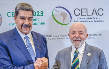 Presidente da Venezula, Nicolás Maduro e Presidente do Brasil, Lula.