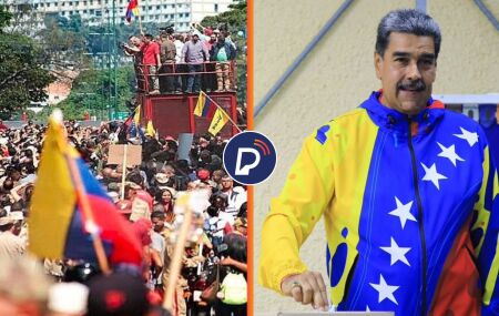 Protestos na venezuela e Nicolás Maduro.