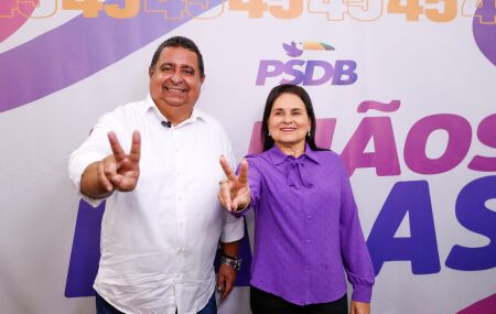 Prefeita de Igarassu Elcione Ramos e vice Amaury Henrique.