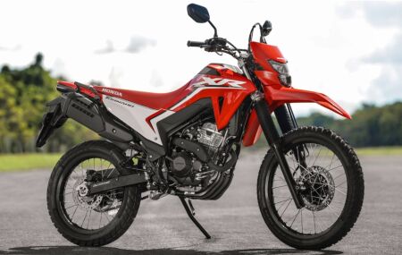 Honda ressuscita a Tornado com a XR300L.
Foto:Honda/Divulgação.