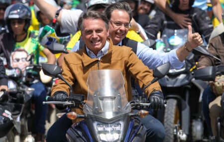 Bolsonaro e Gilson Machado.