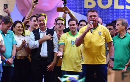 Bolsonaro em evento do PL no Recife.