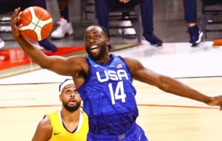 "Vamos varrer eles por uns 40 pontos sem problemas", diz Draymond Green sobre duelo contra o Brasil nas Olimpíadas.