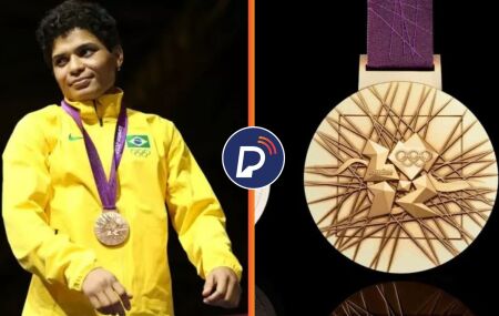 CASA DE APOSTAS vence leilão de MEDALHA OLÍMPICA e devolve à BRASILEIRA que a ganhou