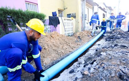 Obras da Compesa.