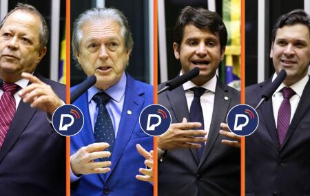 Deputados federais mais faltosos no primeiro semestre de 2024.