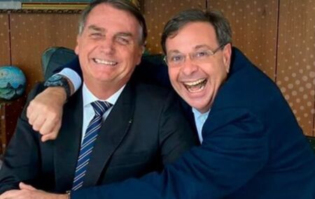 Bolsonaro e Gilson machado.