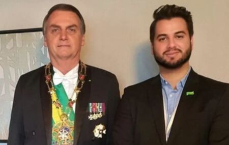 Bolsonaro e Filipe Martins .